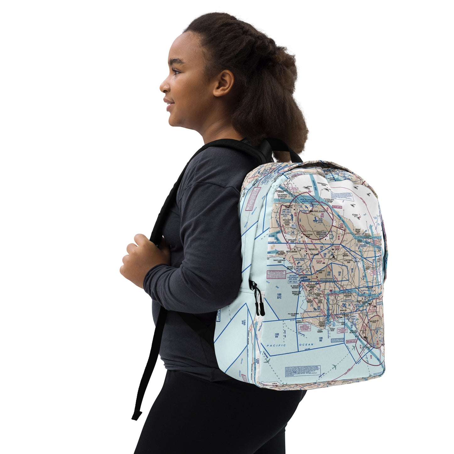 LAX Flyway Chart minimalist backpack