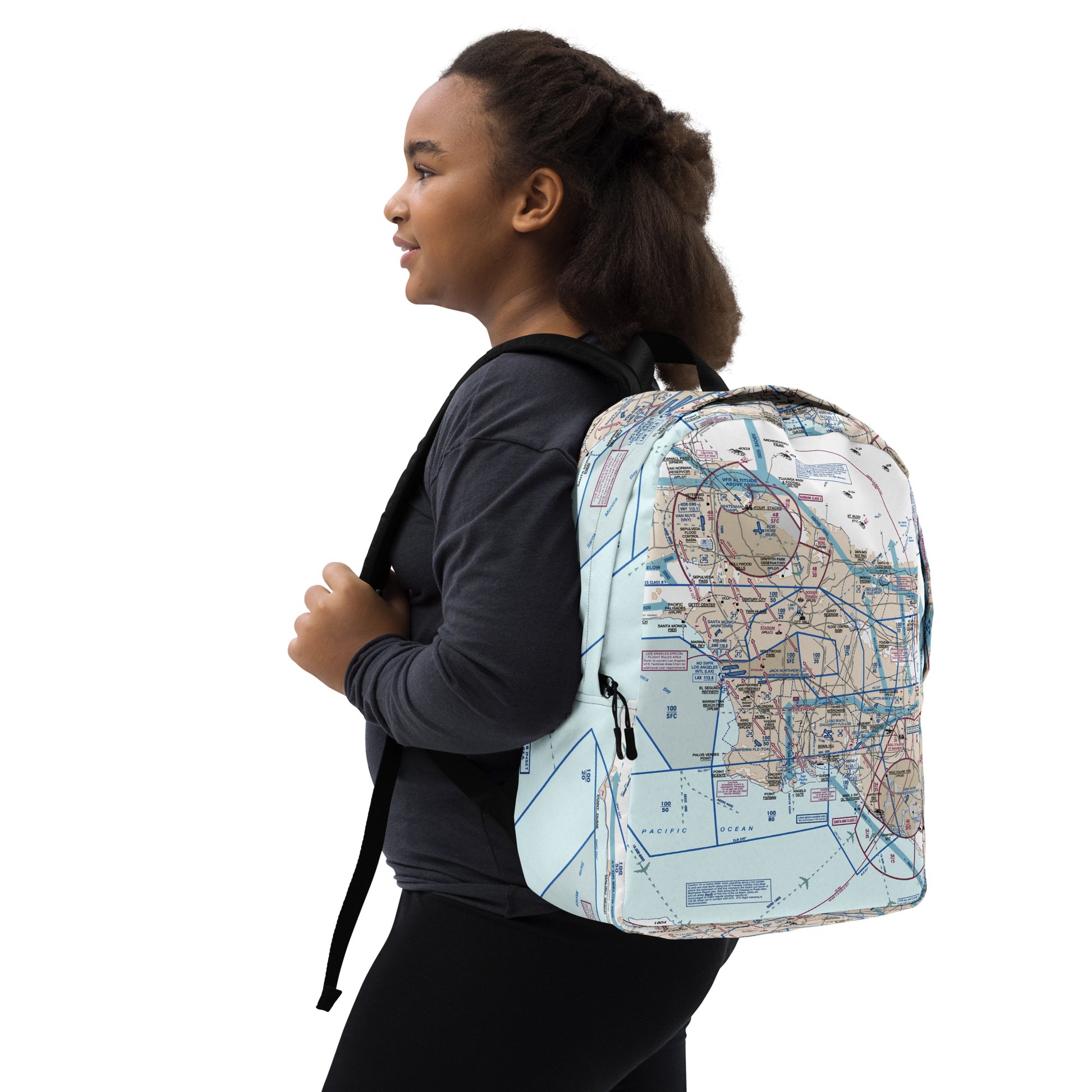 LAX Flyway Chart minimalist backpack