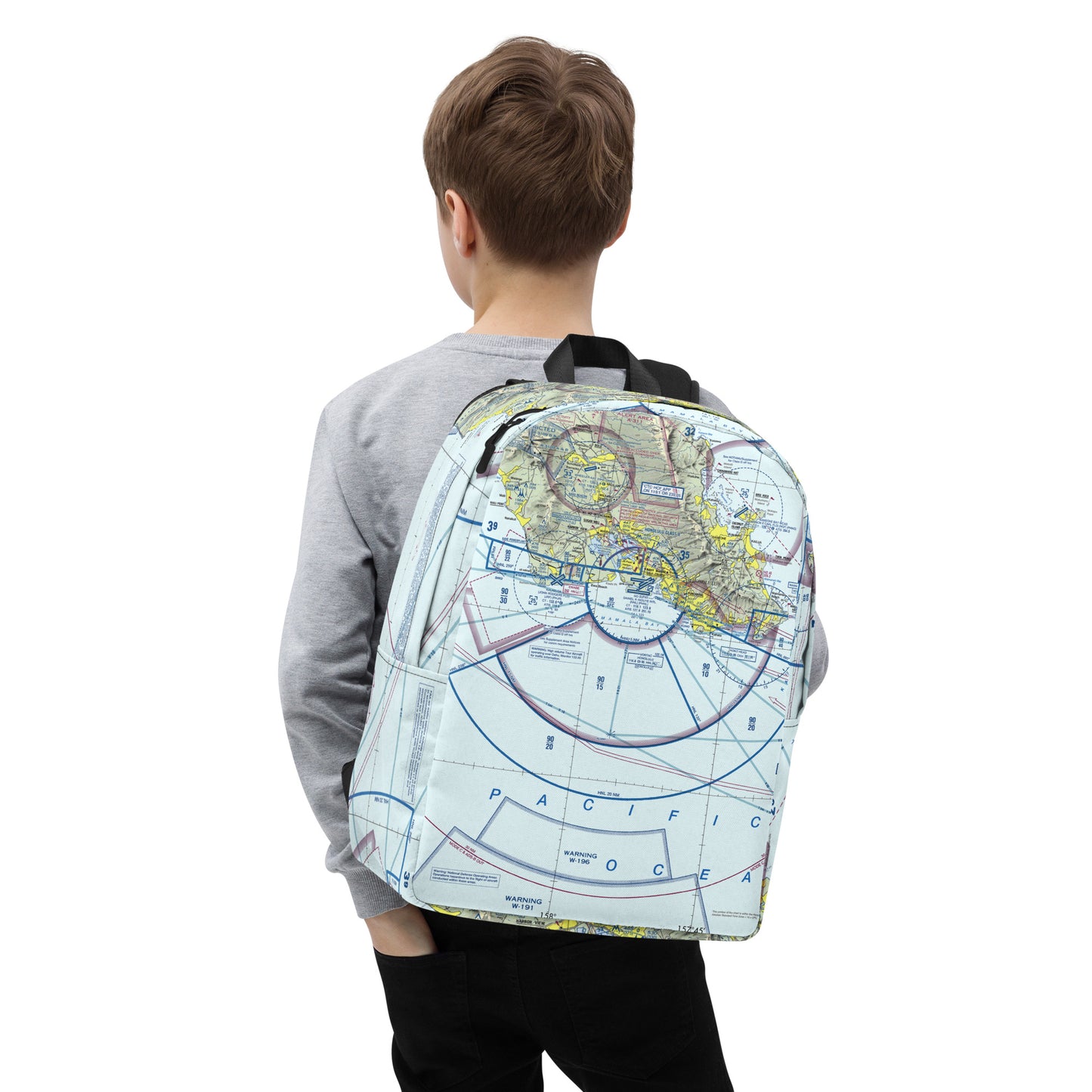 Honolulu Sectional Chart Minimalist Backpack