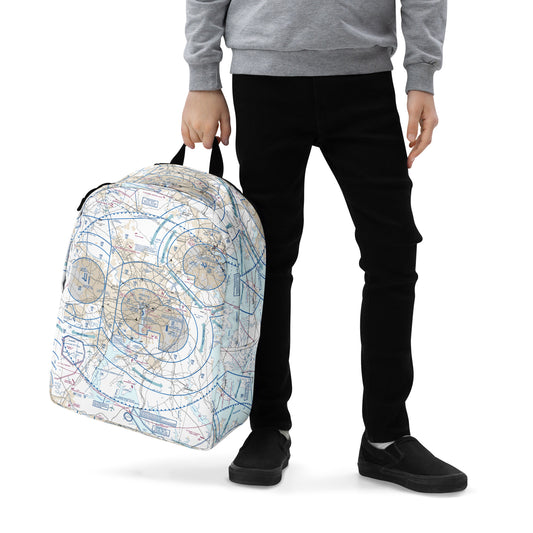 Baltimore-Washington Flyway Chart Minimalist Backpack