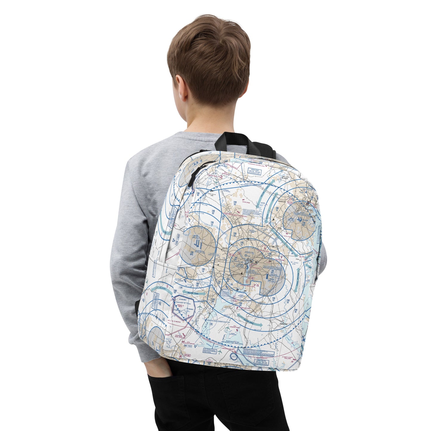 Baltimore-Washington Flyway Chart Minimalist Backpack