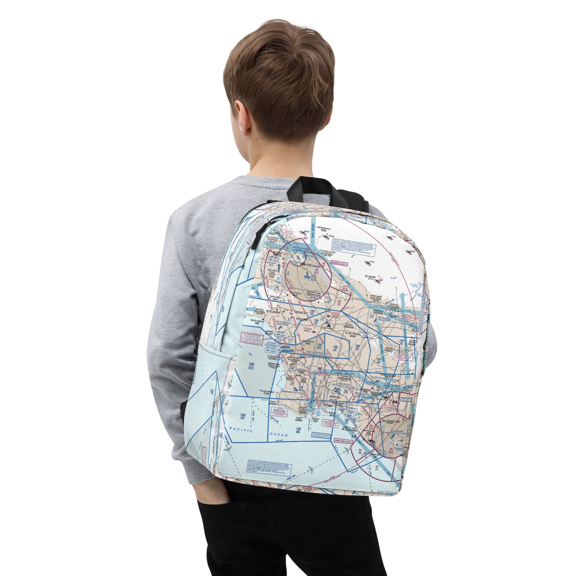 LAX Flyway Chart minimalist backpack