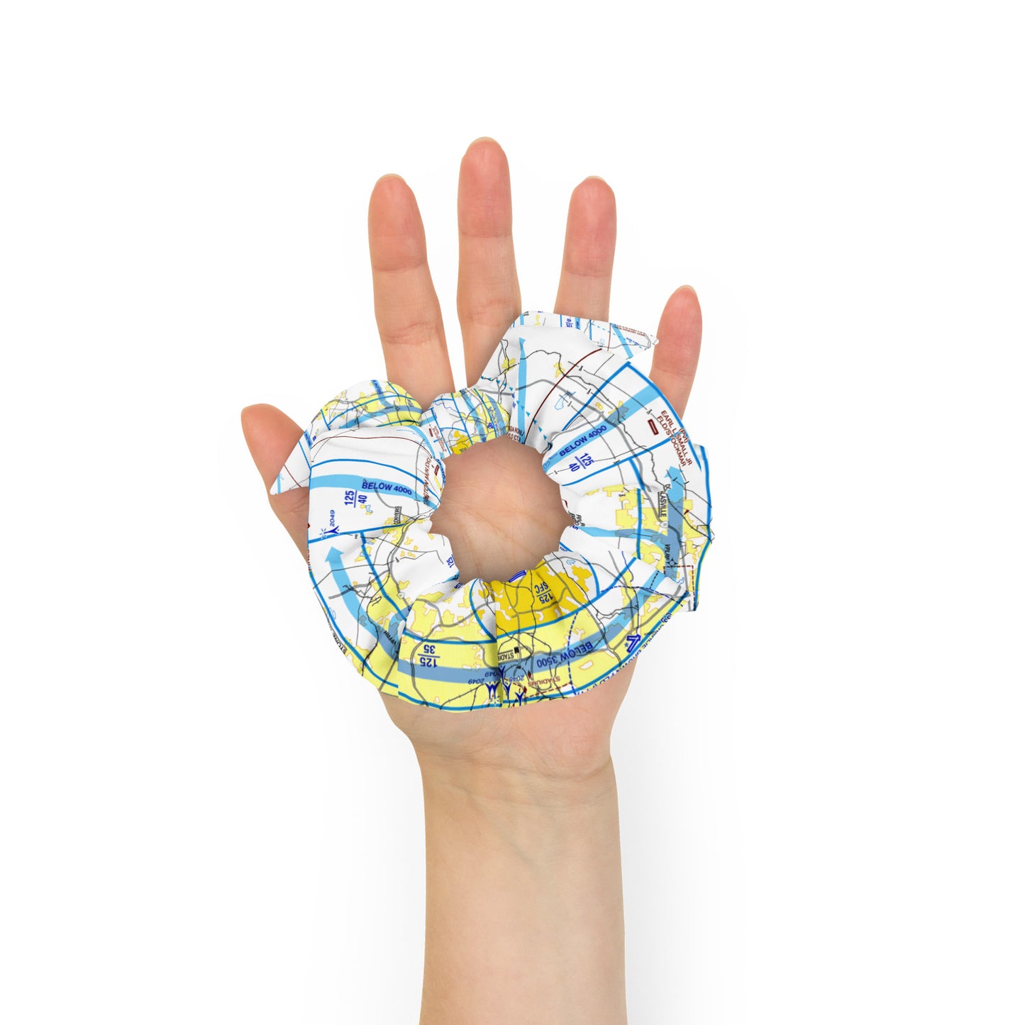 Atlanta Flyway Chart scrunchie