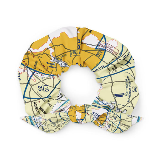 Dallas - Ft. Worth Flyway Chart scrunchie