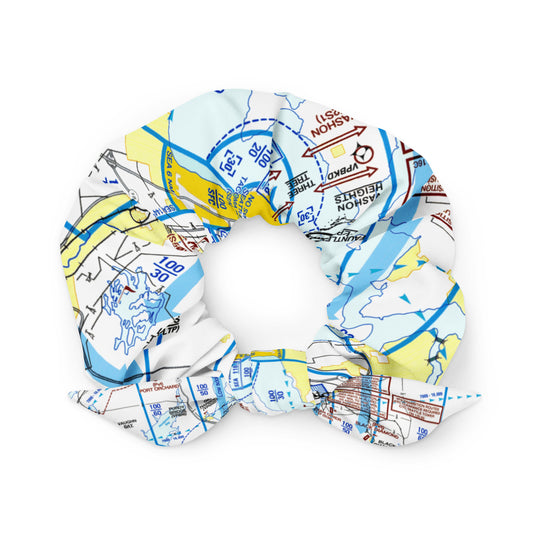 Seattle Flyway Chart scrunchie