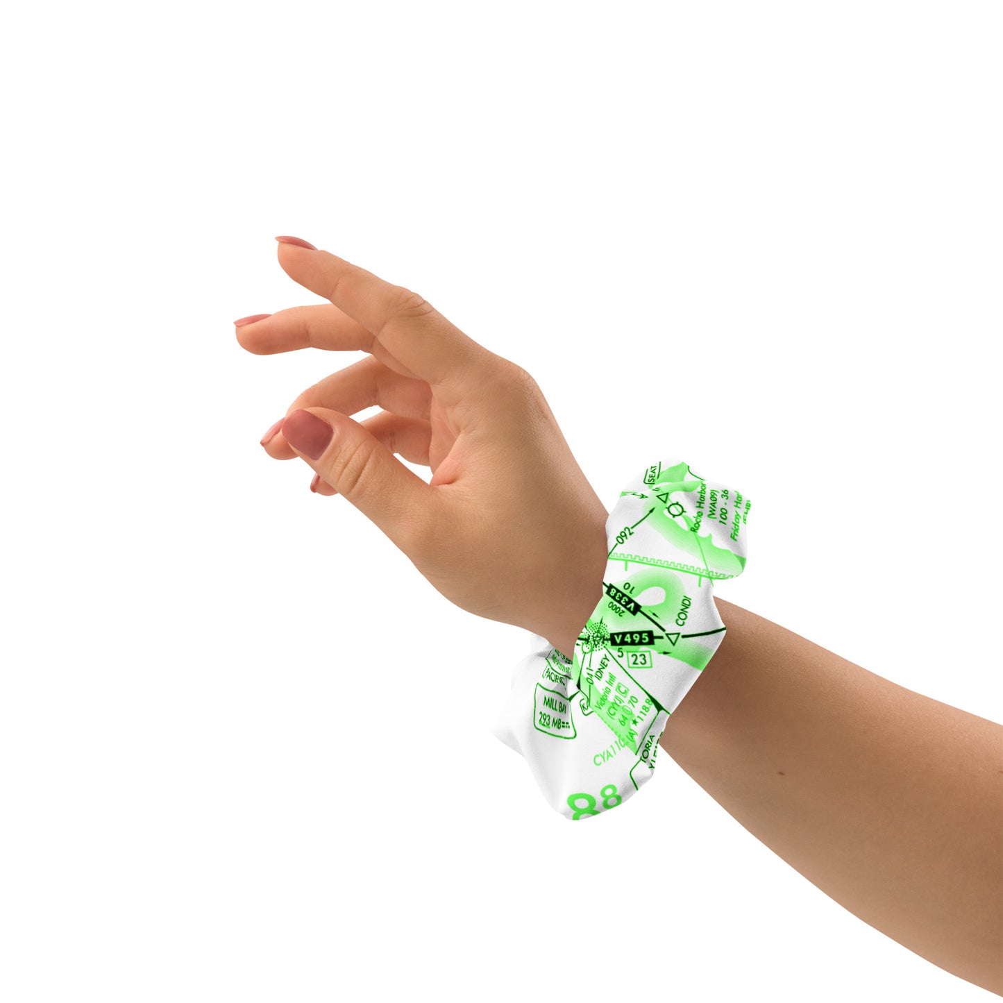 Enroute Low Altitude Chart scrunchie (ELUS1/green)