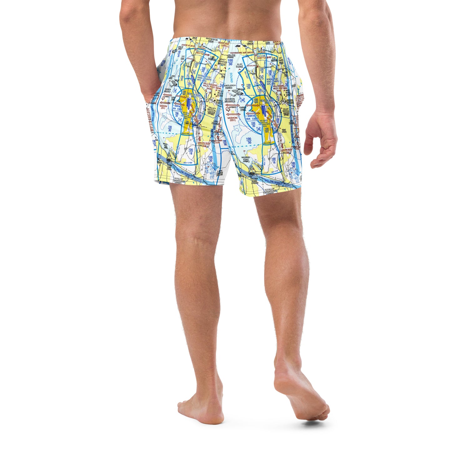 Seattle Flyway Chart men's swim trunks