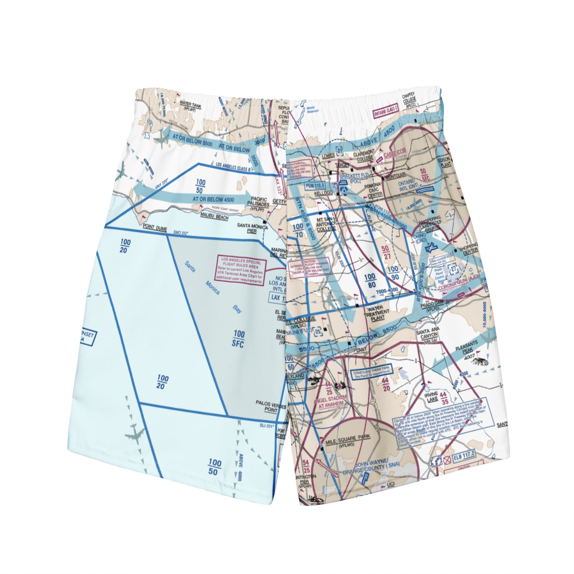 LAX Flyway Chart men's swim trunks