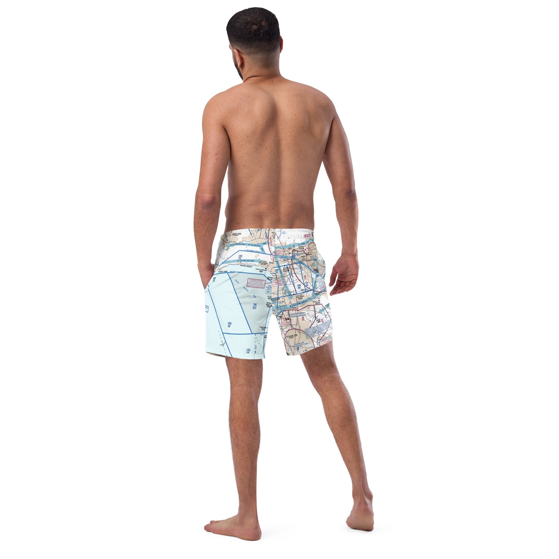 LAX Flyway Chart men's swim trunks