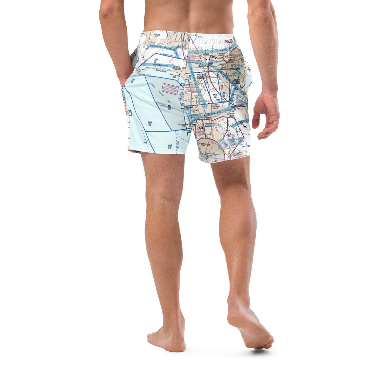 LAX Flyway Chart men's swim trunks