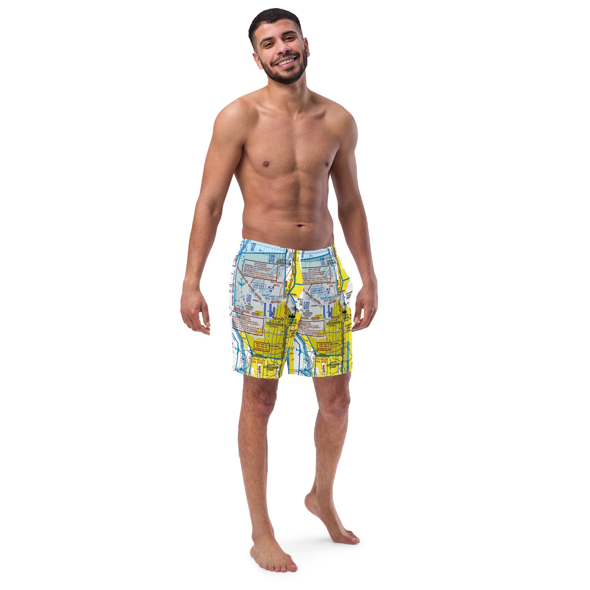 Salt Lake City Flyway Chart - men's swim trunks