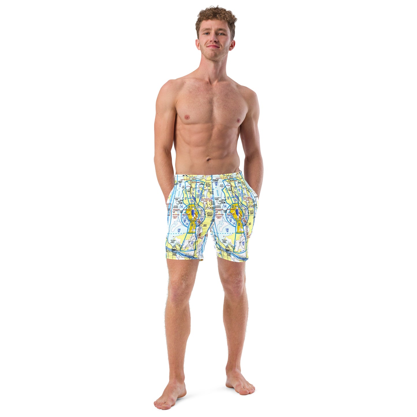 Seattle Flyway Chart men's swim trunks