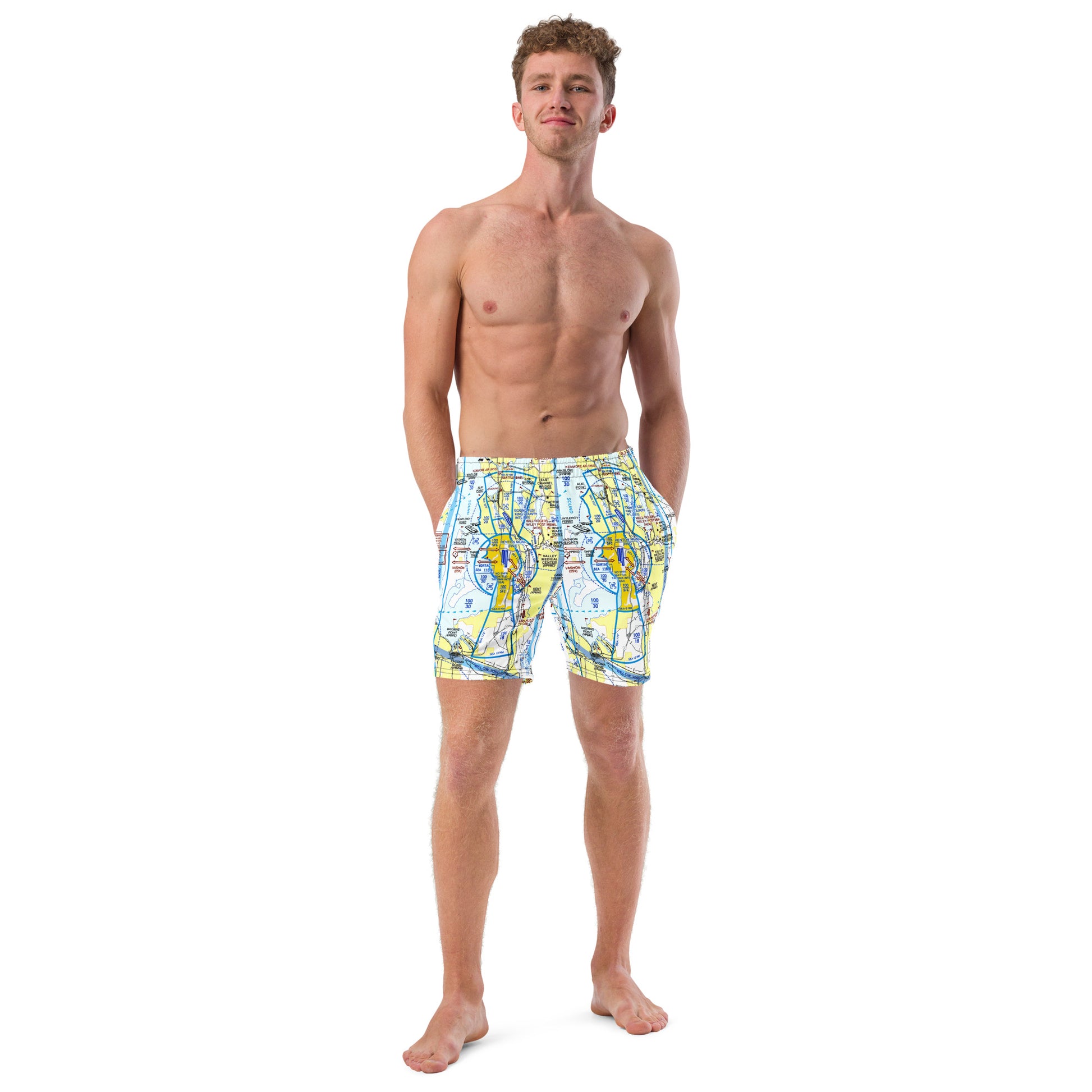 Seattle Flyway Chart men's swim trunks