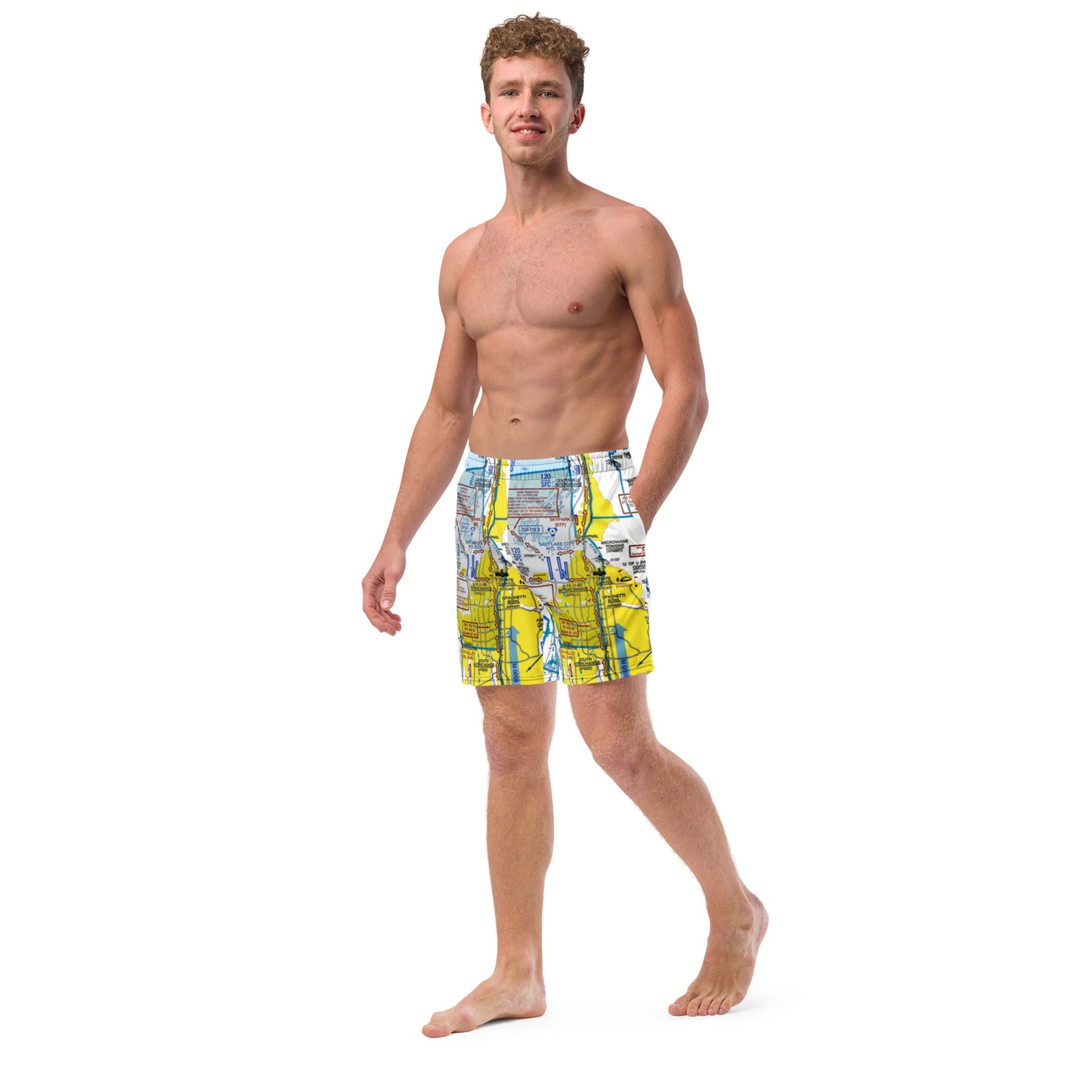 Salt Lake City Flyway Chart - men's swim trunks