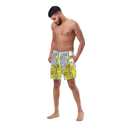 Salt Lake City Flyway Chart - men's swim trunks