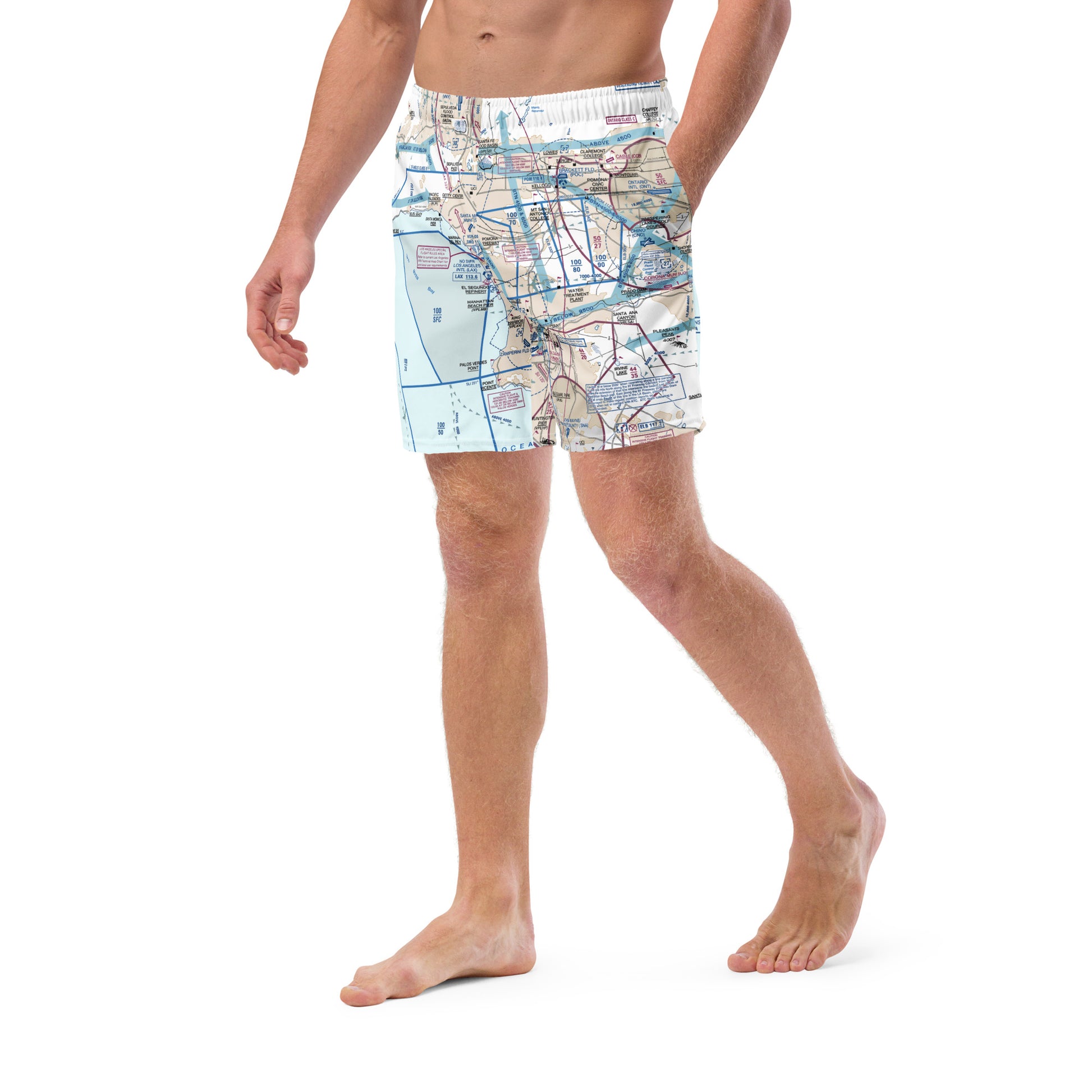 LAX Flyway Chart men's swim trunks