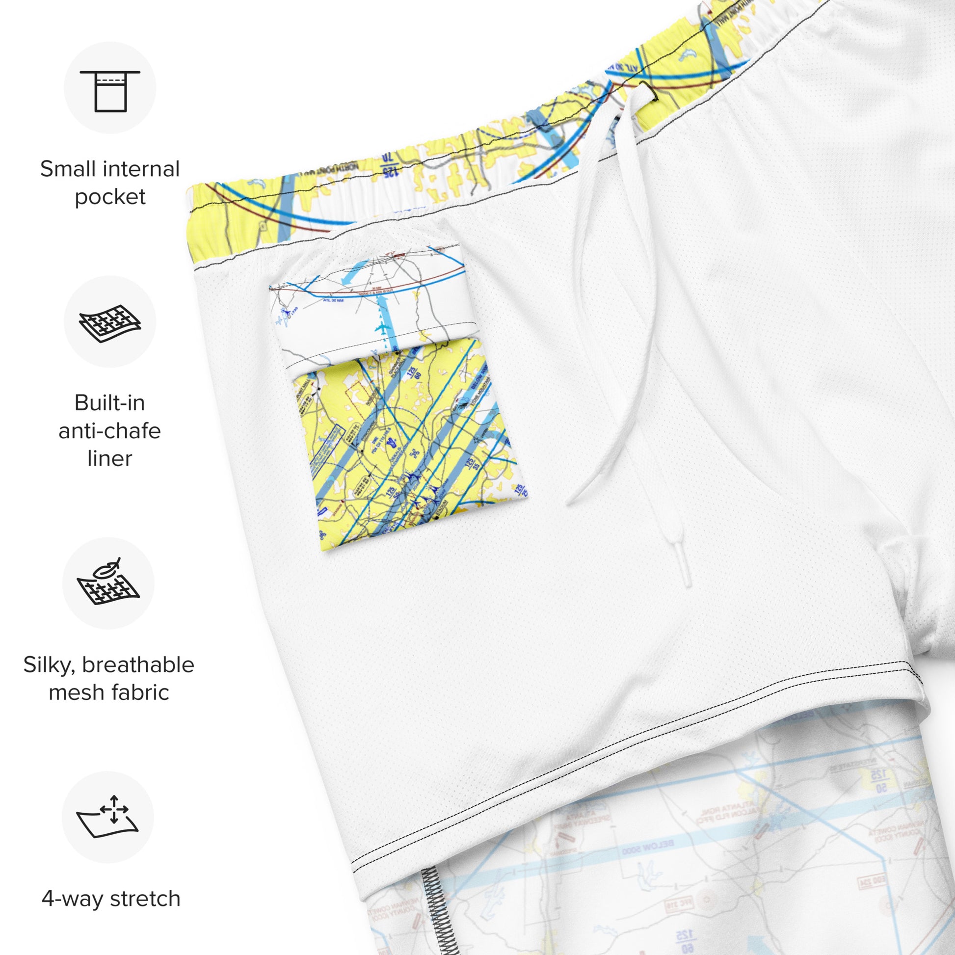 Atlanta Flyway Chart - men's swim trunks