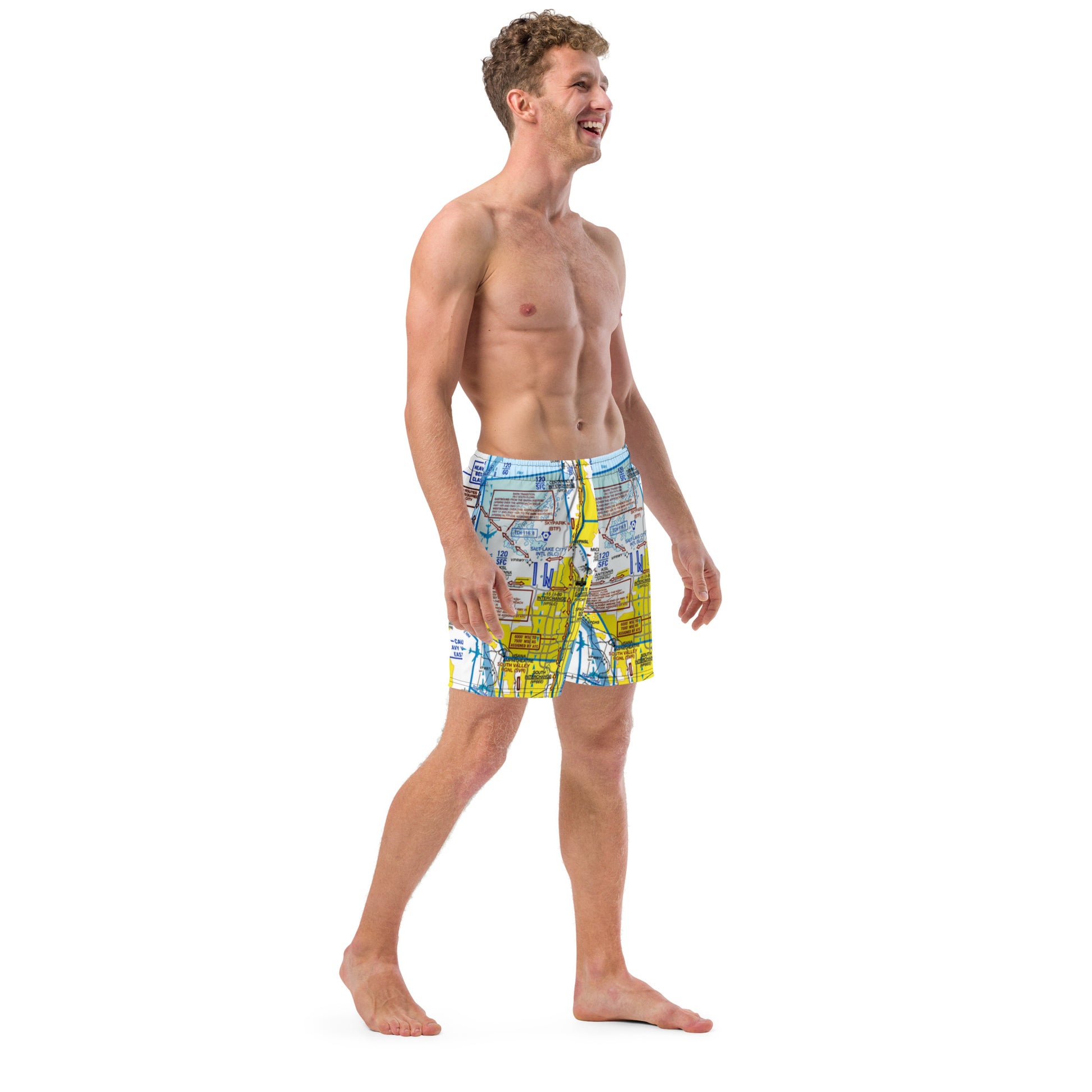 Salt Lake City Flyway Chart - men's swim trunks