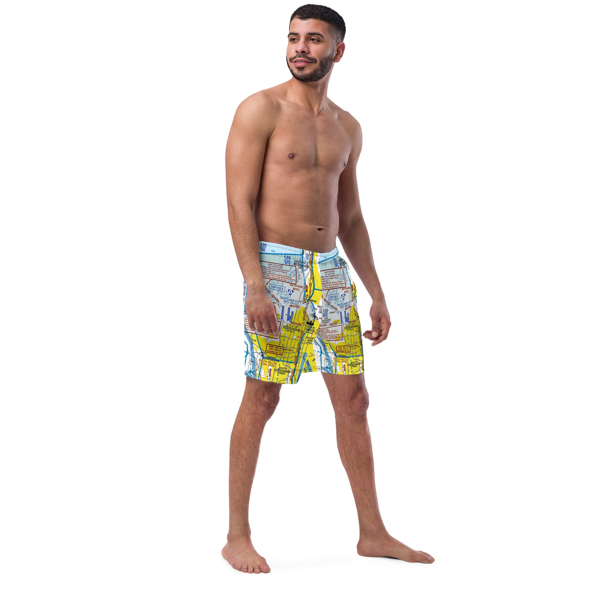 Salt Lake City Flyway Chart - men's swim trunks