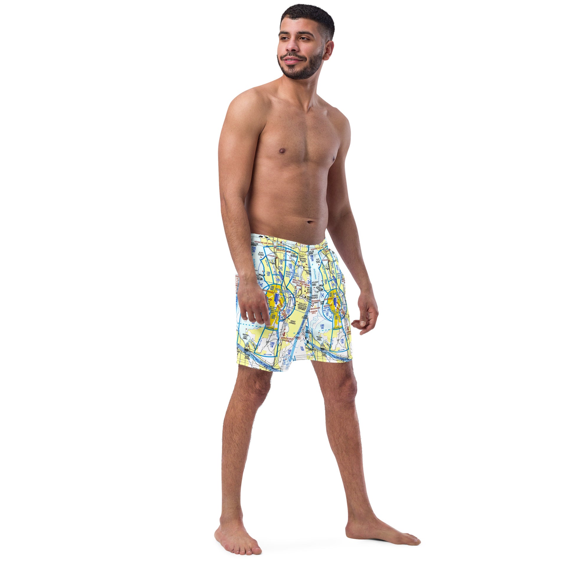 Seattle Flyway Chart men's swim trunks