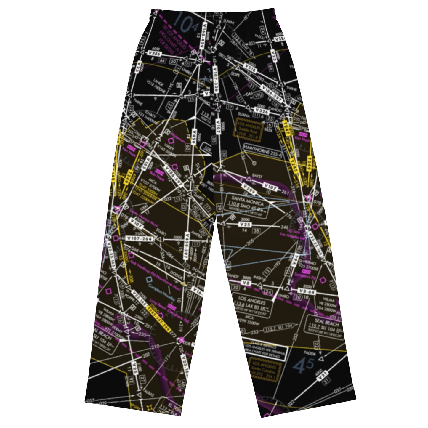 Enroute Low Altitude Chart (ELUS3) wide-leg pants (invert)