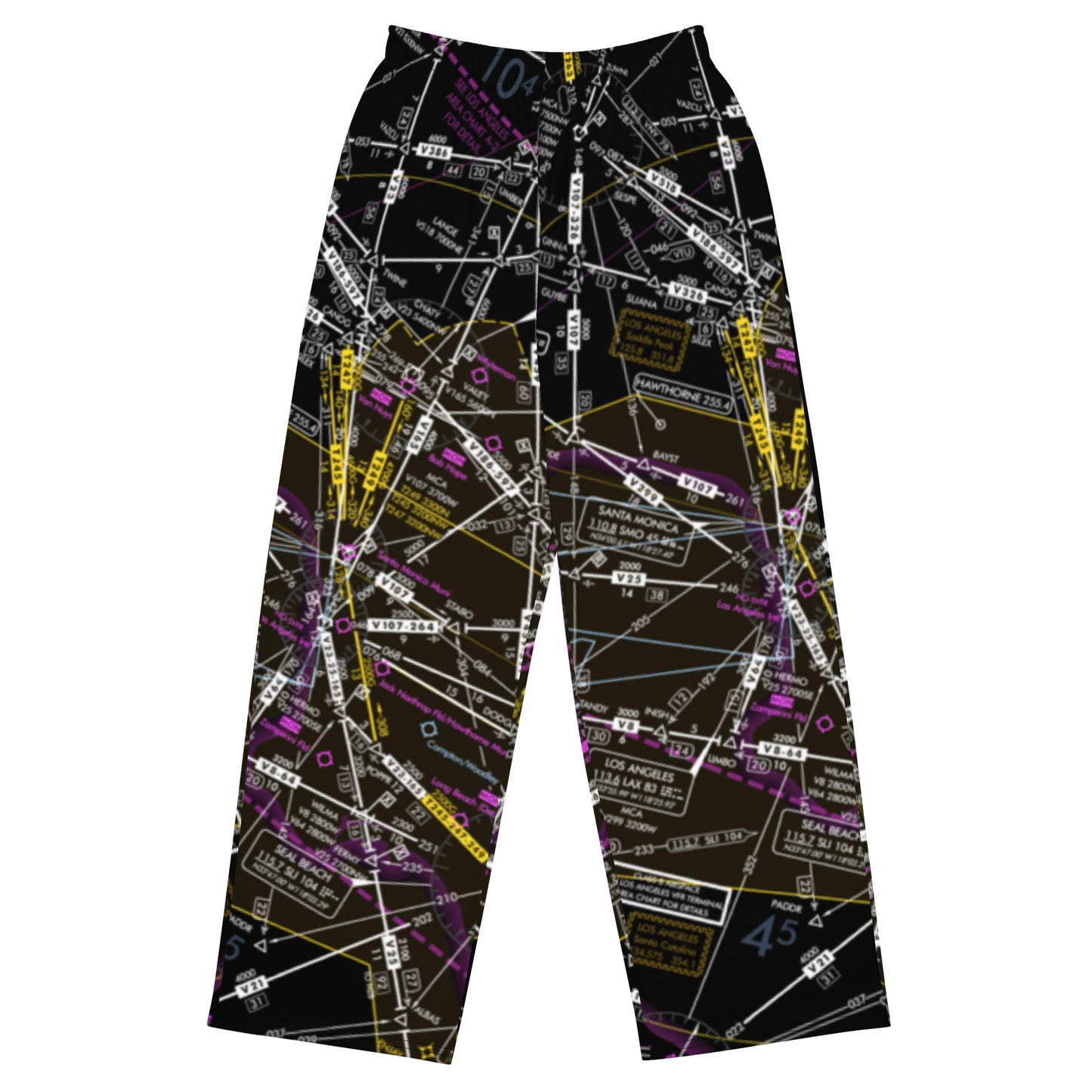 Enroute Low Altitude Chart (ELUS3) wide-leg pants (invert)