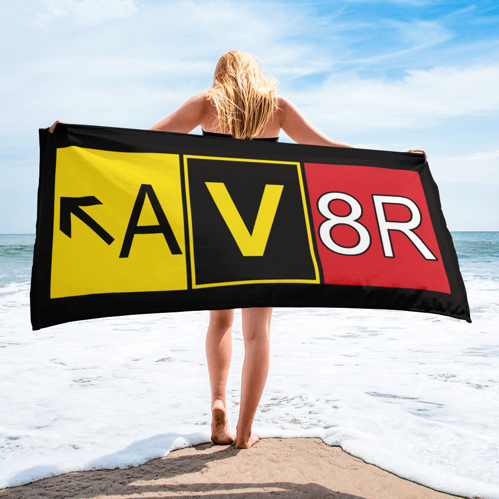 Aviator - AV8R - beach towel