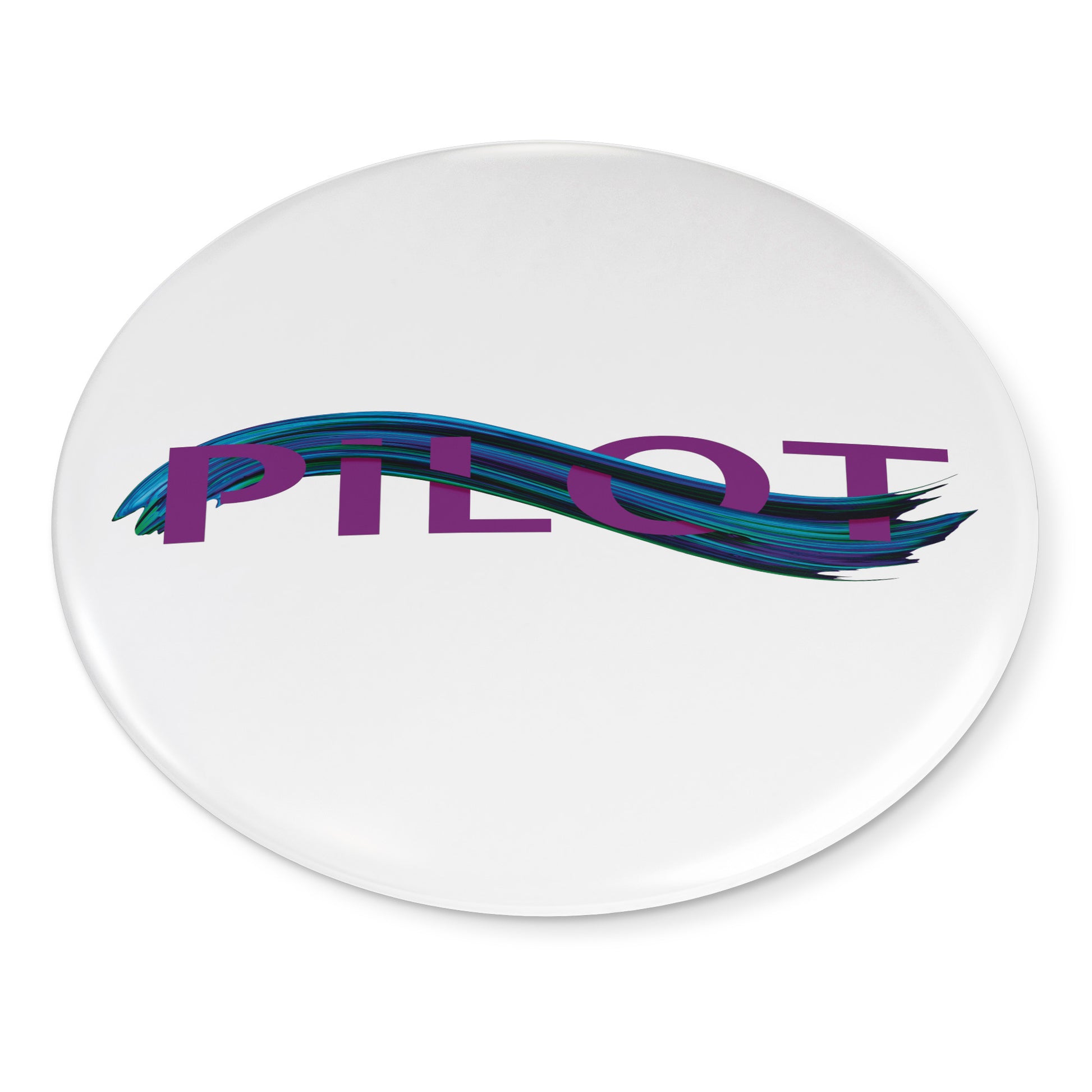 Pilot button pin (purple/blue)