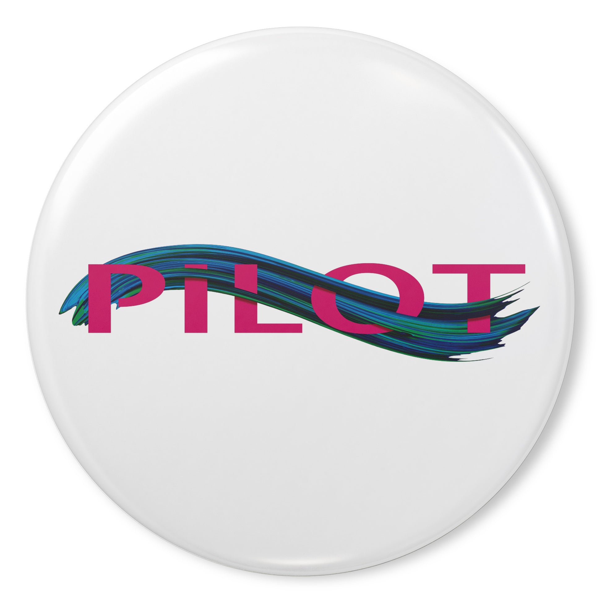 Pilot button pin (pink/blue)