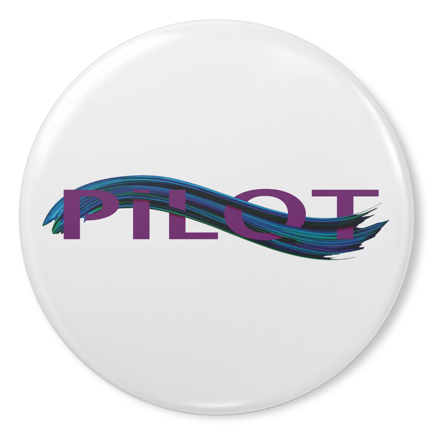 Pilot button pin (purple/blue)