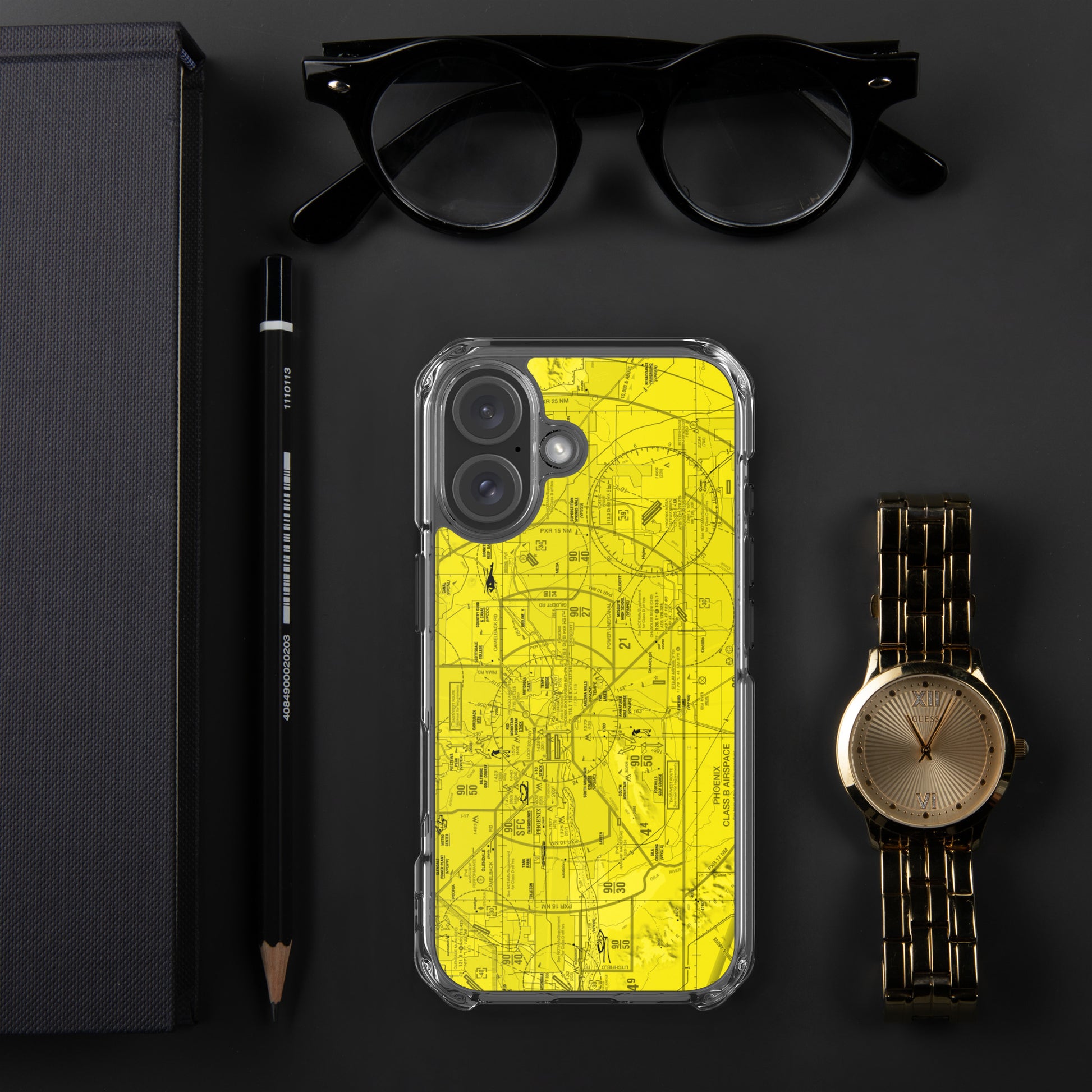 Phoenix TAC Chart (yellow) case for iPhone (for iPhone 16 series)