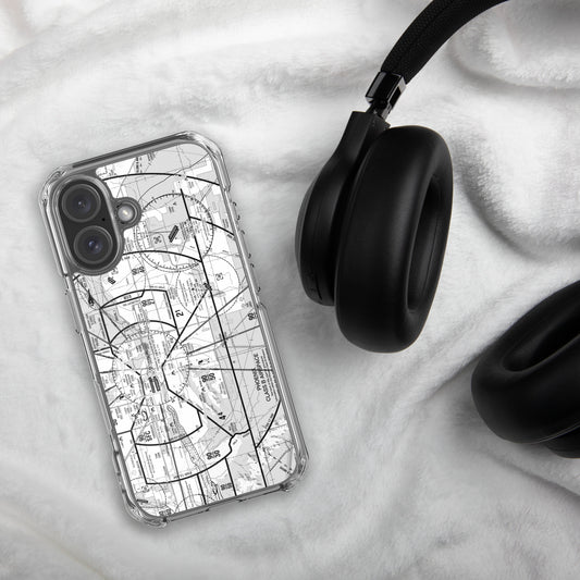 Phoenix TAC Chart clear case for iPhone (b&w)