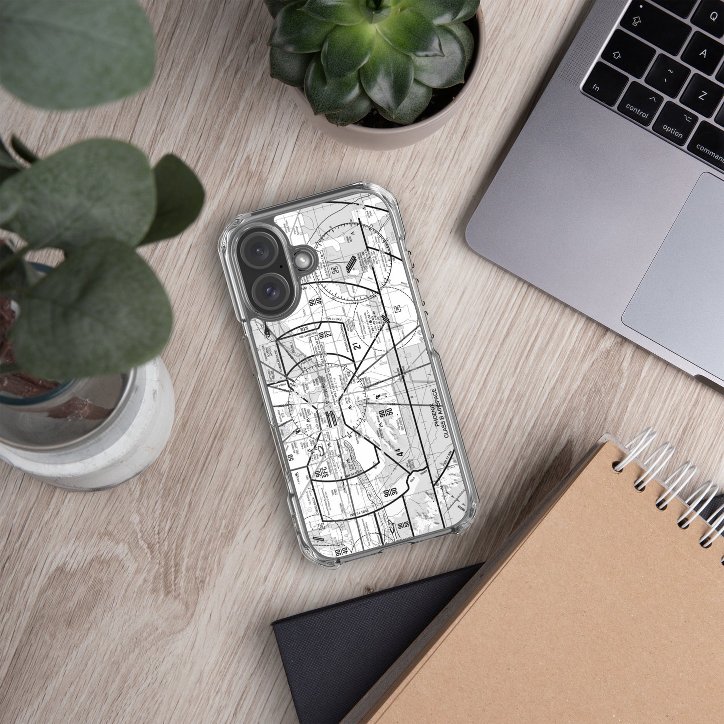 Phoenix TAC Chart (b&w) case for iPhone (for iPhone 16 series)