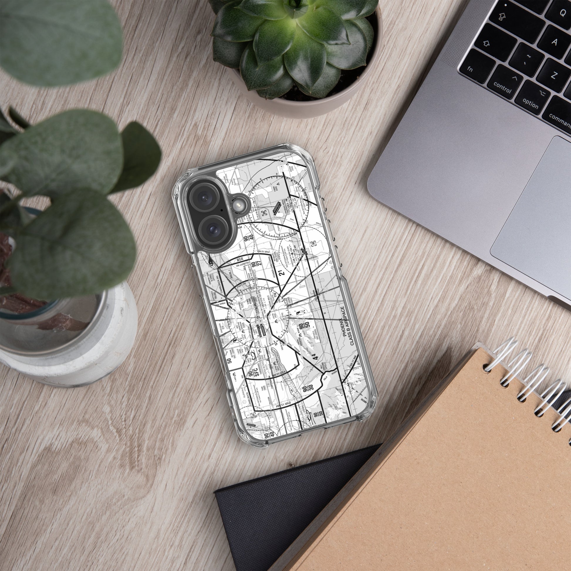 Phoenix TAC Chart (b&w) case for iPhone (for iPhone 16 series)