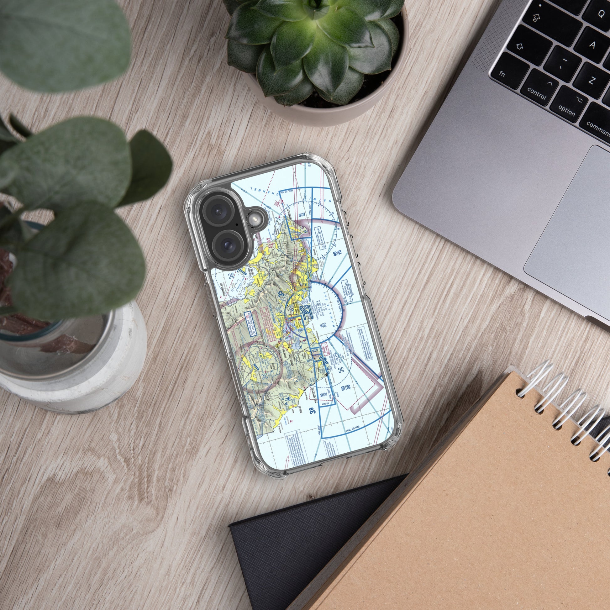 Honolulu Sectional Chart case for iPhone (for iPhone 16 series)