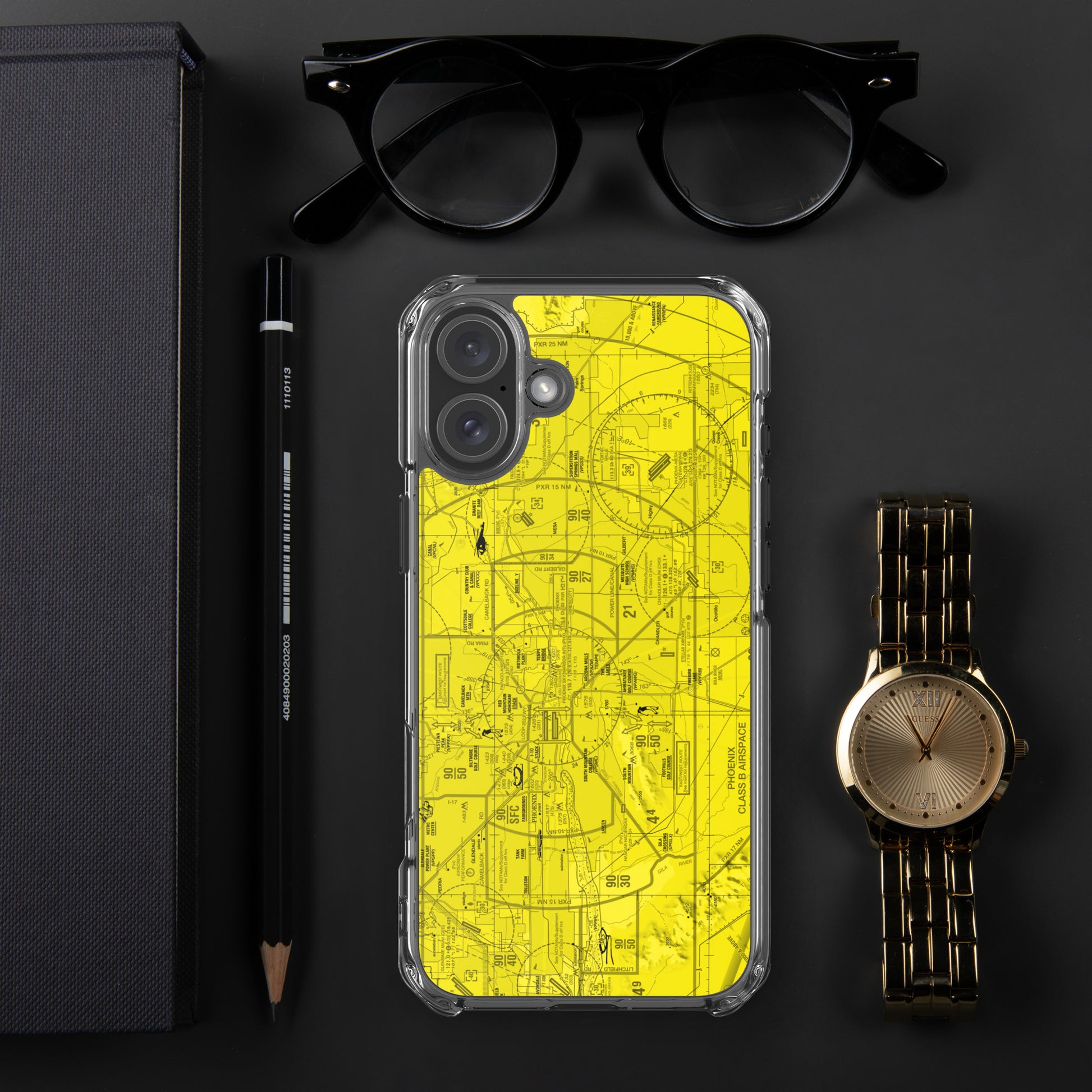 Phoenix TAC Chart (yellow) case for iPhone (for iPhone 16 series)