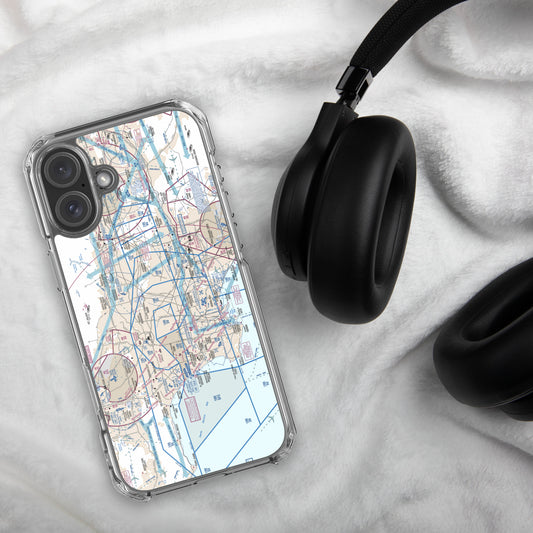 LAX Flyway Chart case for iPhone (for iPhone 16 & 17 series)