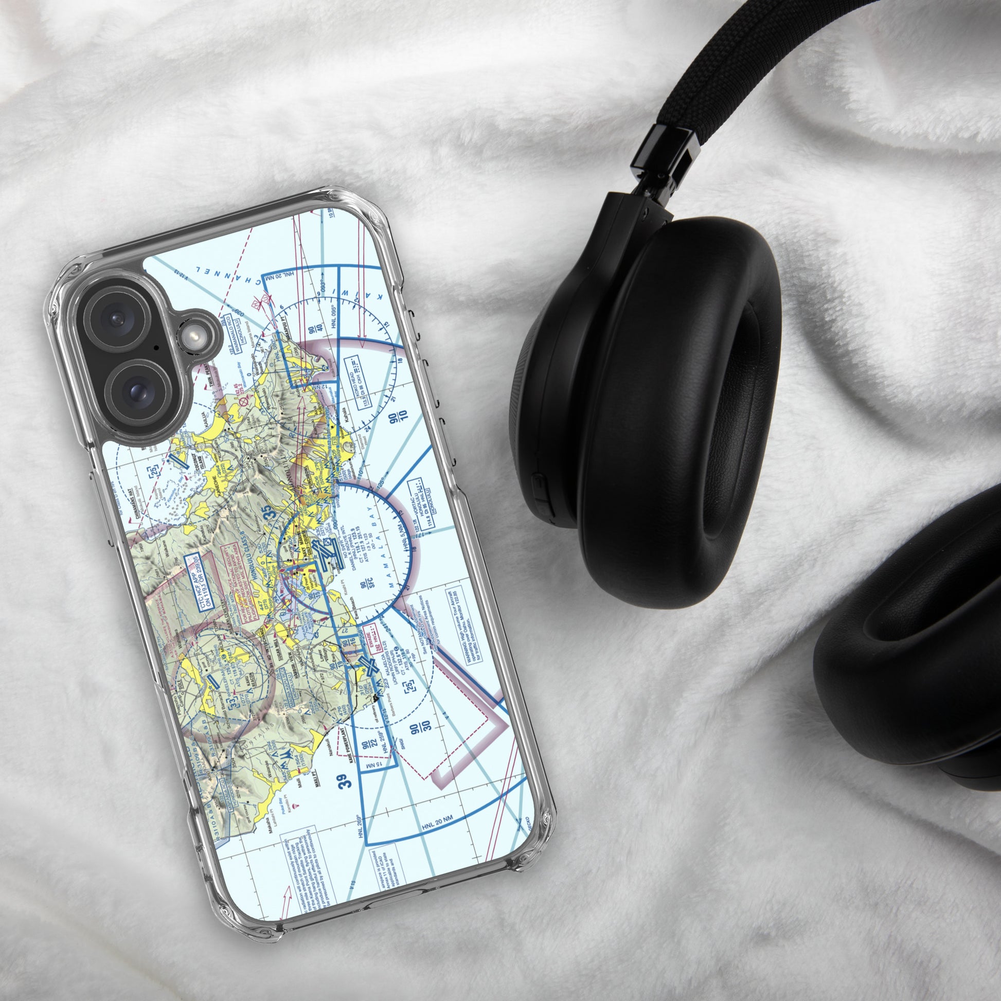 Honolulu Sectional Chart case for iPhone (for iPhone 16 series)