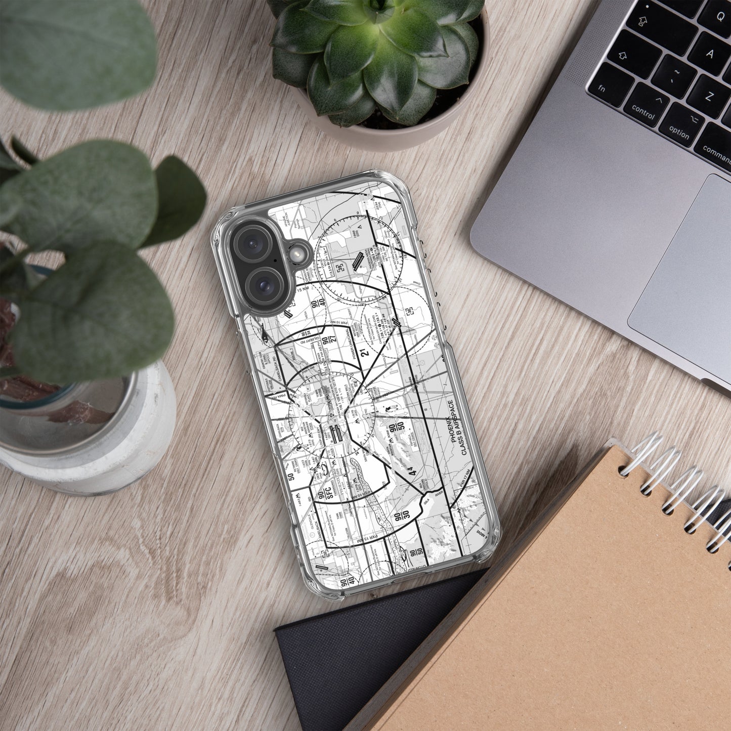 Phoenix TAC Chart (b&w) case for iPhone (for iPhone 16 series)