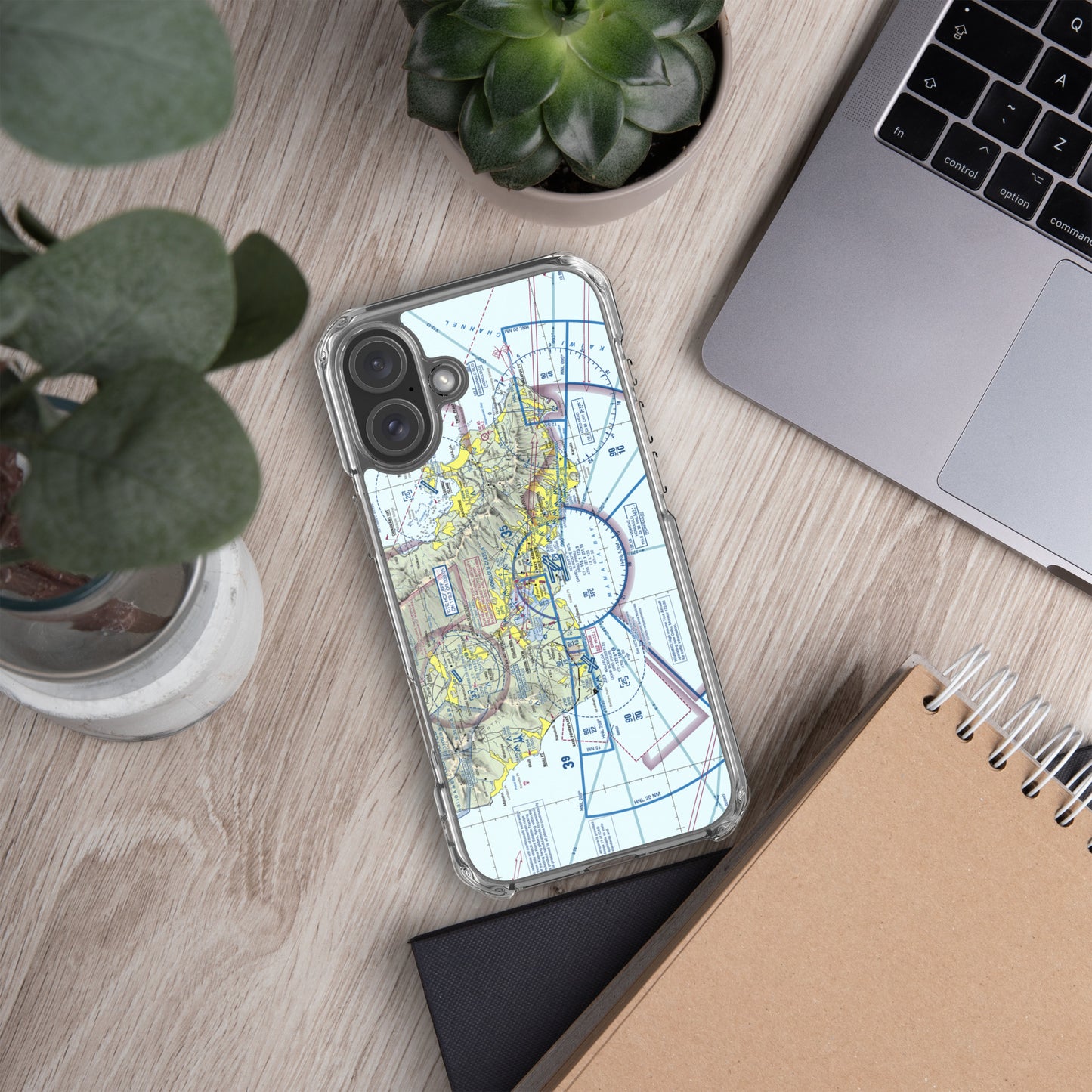 Honolulu Sectional Chart case for iPhone (for iPhone 16 series)