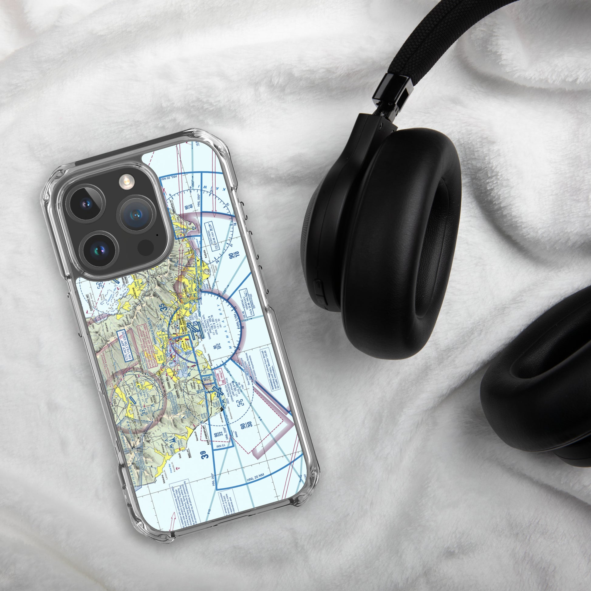 Honolulu Sectional Chart case for iPhone (for iPhone 16 series)