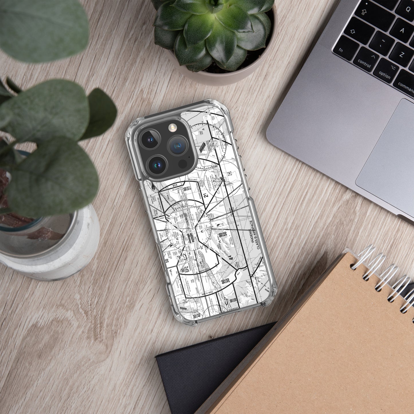 Phoenix TAC Chart (b&w) case for iPhone (for iPhone 16 series)