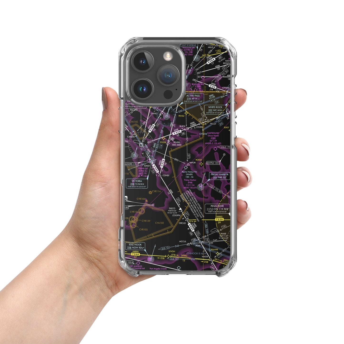 Enroute Low Altitude Chart (ELUS1/invert) case for iPhone (for iPhone 16 series)