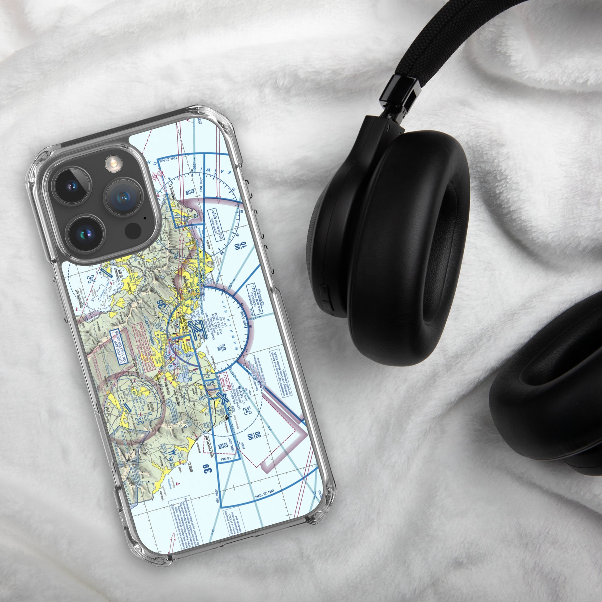 Honolulu Sectional Chart case for iPhone (for iPhone 16 series)