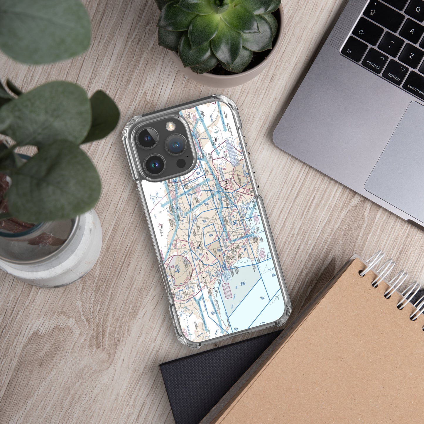 LAX Flyway Chart case for iPhone (for iPhone 16 series)