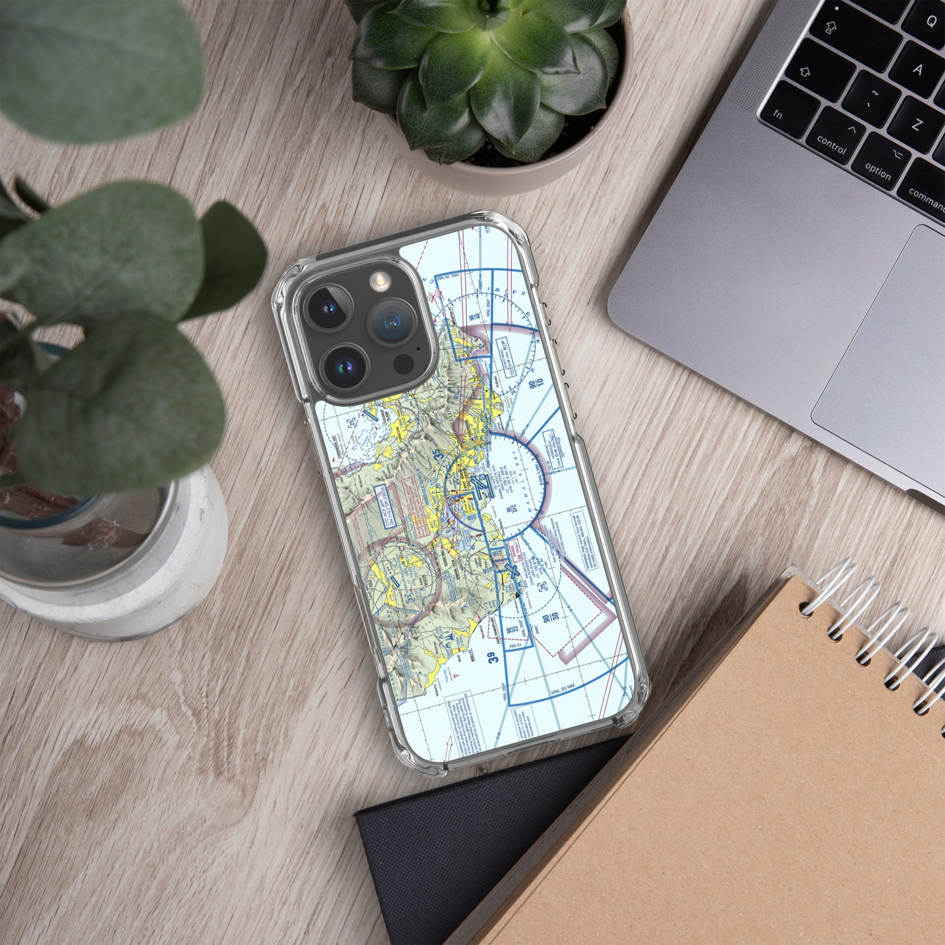 Honolulu Sectional Chart case for iPhone (for iPhone 16 series)