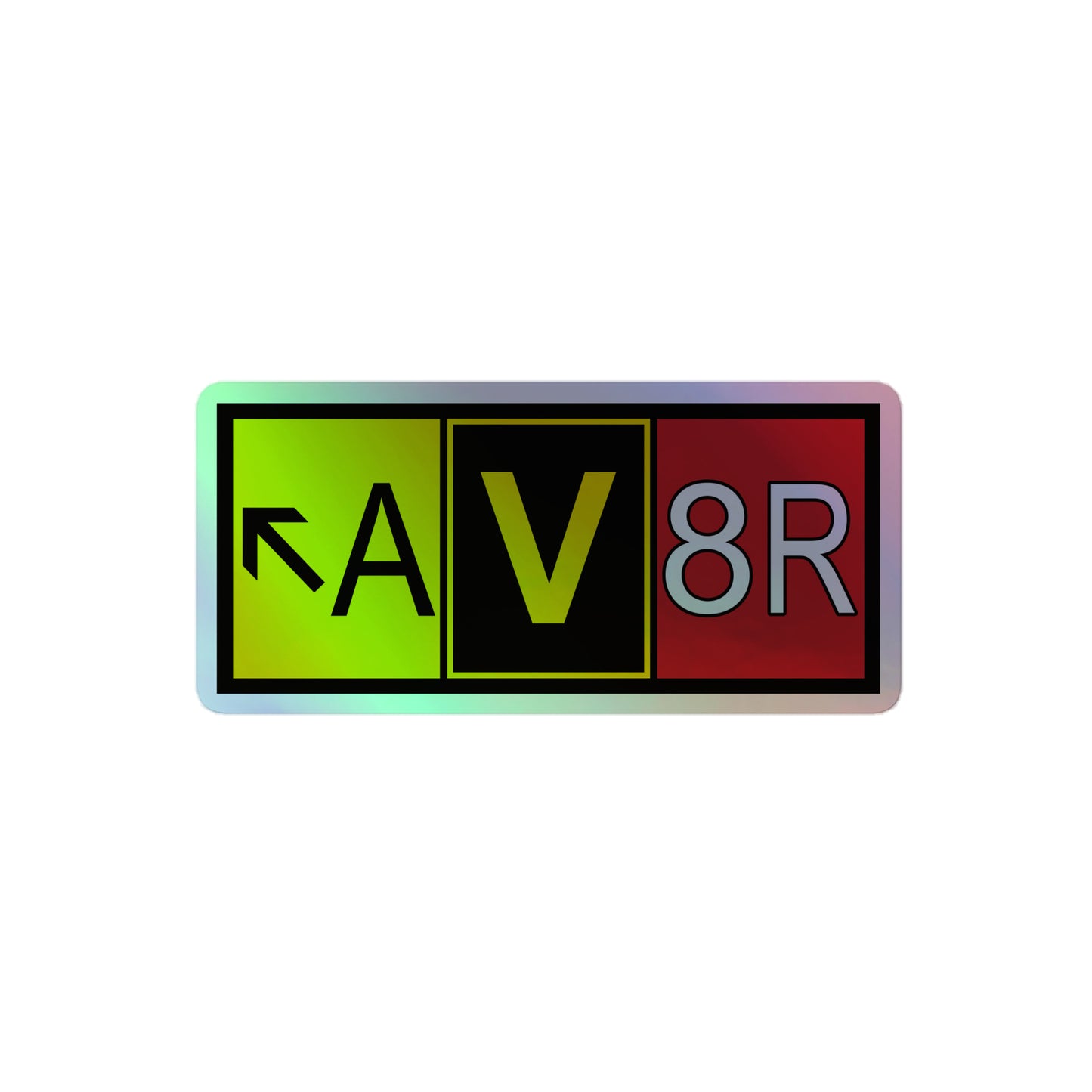 Aviator - AV8R - holographic stickers