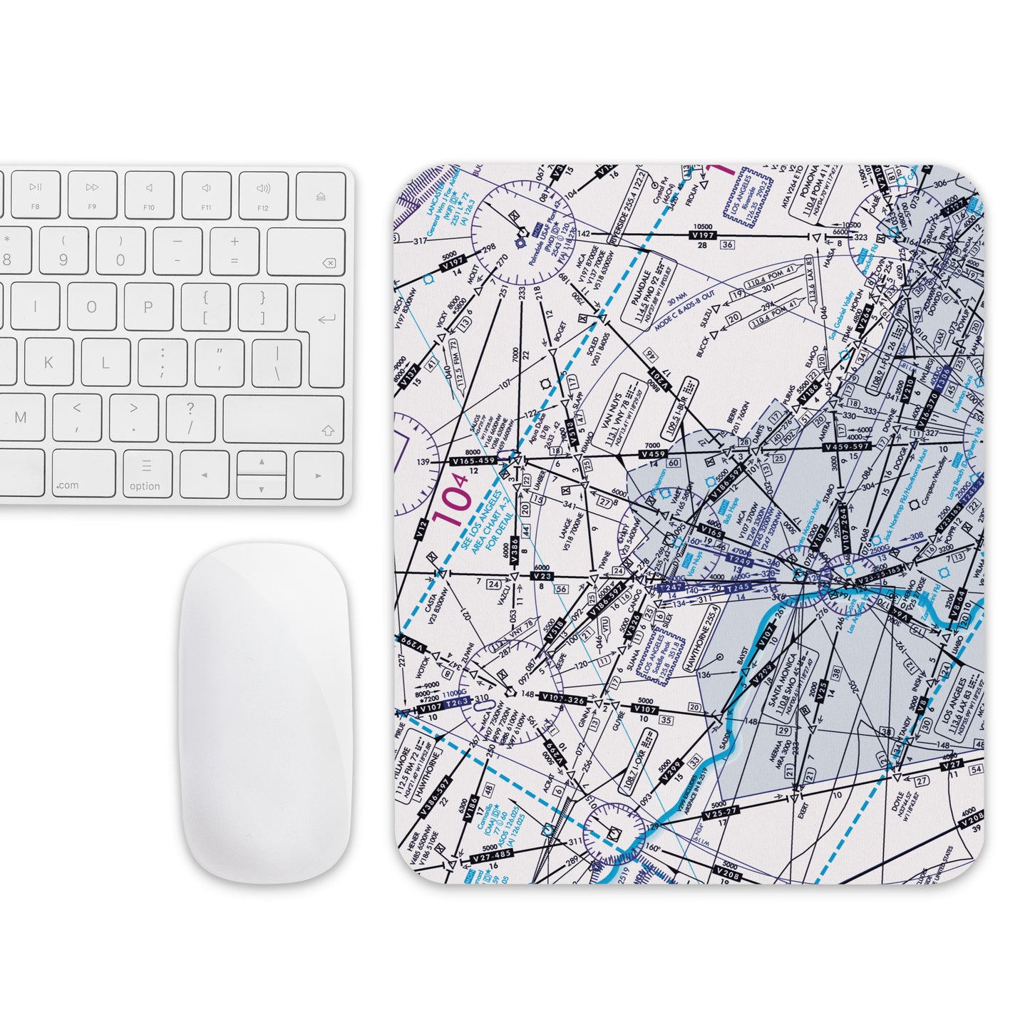 Enroute Low Altitude mouse pad (ELUS3/white)