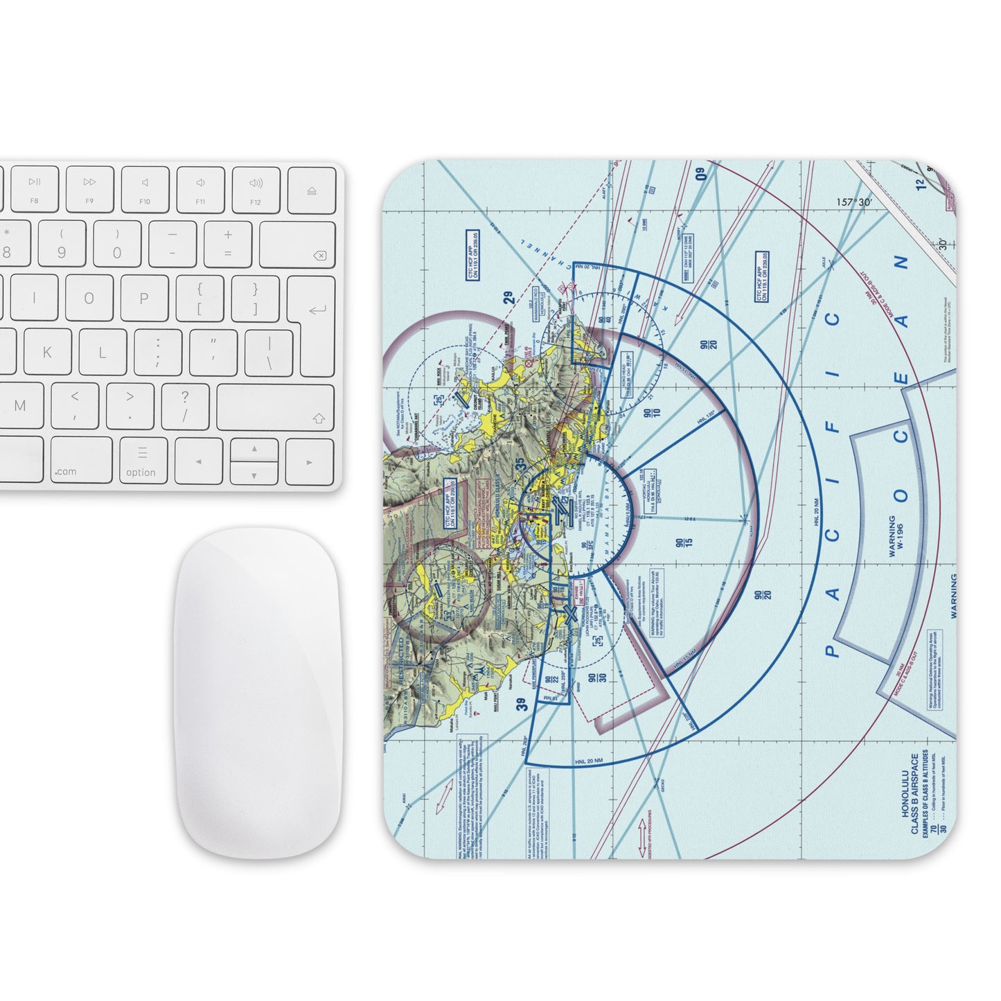 Honolulu Sectional Chart mouse pad