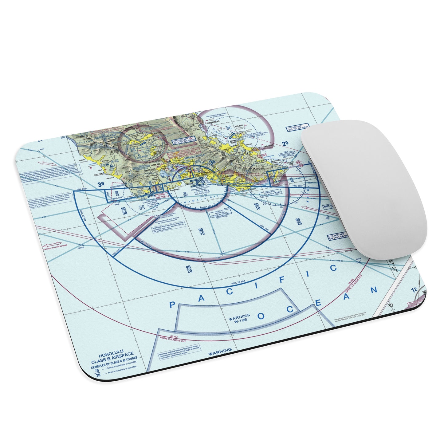 Honolulu Sectional Chart mouse pad
